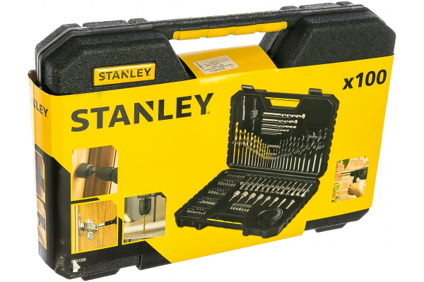 Набор сверл, коронок и бит 100 шт. Stanley STA7205
