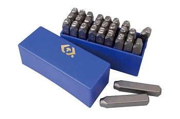 Набор ударных клейм (8 мм, буквы-латиница, 27 предметов) KING TONY 11427SQ08