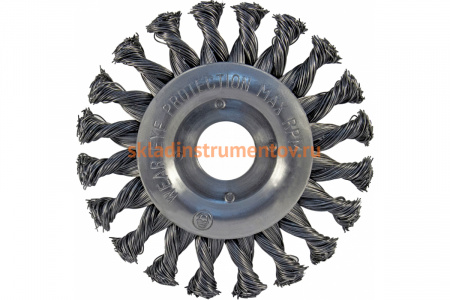 Щетка дисковая жгутовая METAL Standard (100x22.2 мм) D.BOR D22-MS-100-222-050
