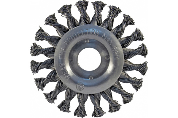 Щетка дисковая жгутовая METAL Standard (100x22.2 мм) D.BOR D22-MS-100-222-050