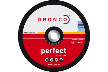 Диск шлифовальный по металлу Perfect A30T (115x6x22.23 мм) DRONCO 3116040100