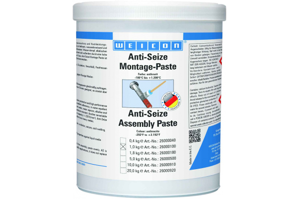 Монтажная паста WEICON Anti-Seize 1 кг wcn26000100
