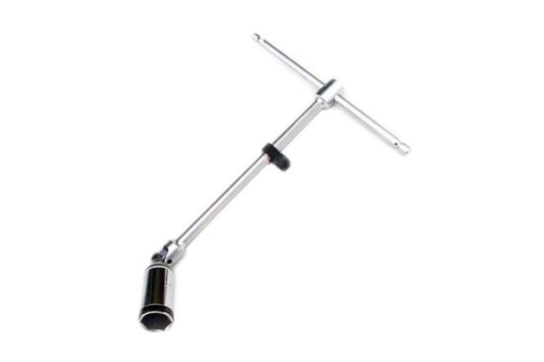 Свечной магнитный ключ с крестовым карданом FORCE 807330020.6UM