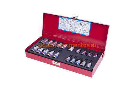 Ложемент для набора торцевых насадок и головок 7120PR, PVC KING TONY 84712012B