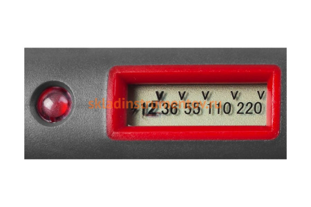 Цифровой тестер напряжения со световым индикатором Зубр "МАСТЕР" 45240