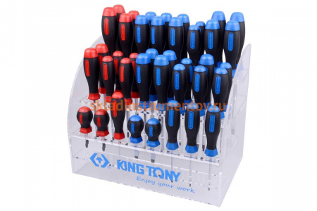 Подставка для отверток на 40 предметов KING TONY 87104