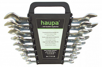 Набор двусторонних гаечных ключей 12 шт HAUPA 110132