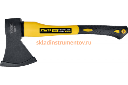 Топор Stayer FIBERGLASS 1200 410 мм /общий вес 1350 г/ 2062-12_z01