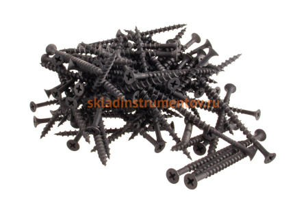 Саморезы ЗУБР СГД гипсокартон-дерево, 76 х 4.2 мм, 100 шт, фосфатированные, 300031-42-076