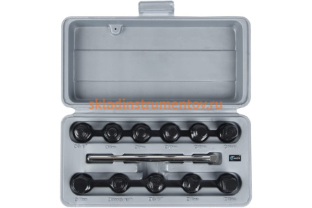 Набор насадок для сливных пробок 12шт в кейсе AIST 67316012 00-00003879