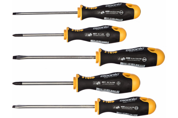 Набор отверток 5 шт в упаковке Felo Ergonic 40095318