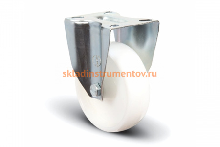 Колесо нейлоновое неповоротное 125 мм MFK-TORG EM02-ZKZ-125