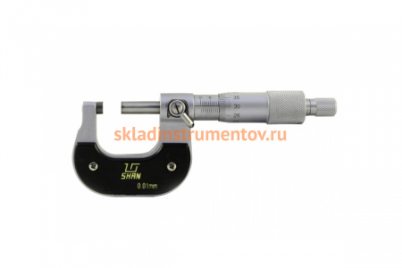 Микрометр SHAN МК-25 0.01, с поверкой 132101