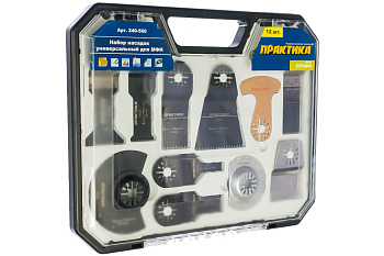 Набор насадок универсальный №7 в кейсе, оргстекло (12 шт) для МФИ ПРАКТИКА 240-560