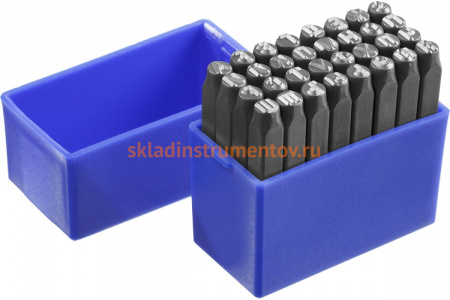 Буквенные клейма Зубр, шрифт 5 мм 21503-05_z01