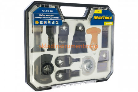 Набор насадок универсальный №7 в кейсе, оргстекло (12 шт) для МФИ ПРАКТИКА 240-560