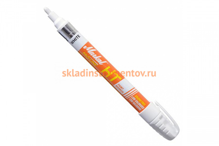Термостойкий маркер-краска до 1000C Markal Pro-Line HT, 3 мм, белый 97301