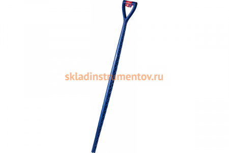 Черенок для снеговых лопат, экстрапрочный, пластиковый, морозостойкий (с рукояткой, 1160 м, цвет синий) Зубр 39438