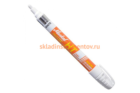 Термостойкий маркер-краска до 1000C Markal Pro-Line HT, 3 мм, белый 97301