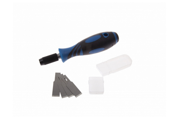 Скребковый нож МАСТАК с набором из 5 лезвий 107-03012