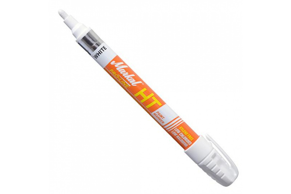 Термостойкий маркер-краска до 1000C Markal Pro-Line HT, 3 мм, белый 97301