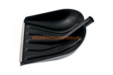 Полипропиленовая лопата 410 х 390 мм без черенка, СИБРТЕХ Россия PROFI 61487