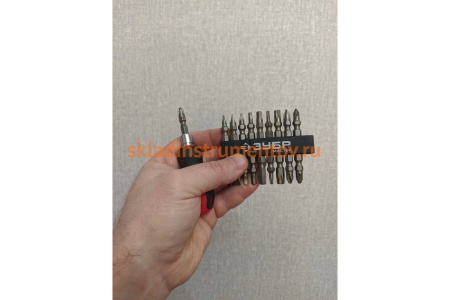 Набор бит МХ-10 Cr-V, двусторонние для шуруповерта ЗУБР 26089-H10