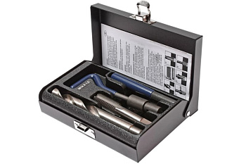 Набор для восстановления резьбы (вставки М14х1.5, L=21 мм, 5 штук) 9 предметов JTC 4789