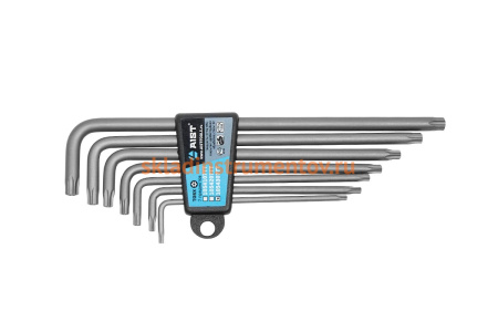 Набор Г-образных ключей TORX с отверстием под штифт 7 предметов AIST 1054307TT 00-00017261