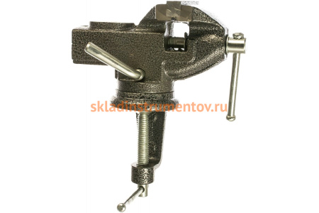 Настольные поворотные тиски с наковальней 65 мм Biber ПРОФИ 85887 тов-125013