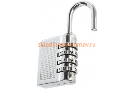 Навесной замок SANTOOL мини, кодовый, 4 диска 080216-004