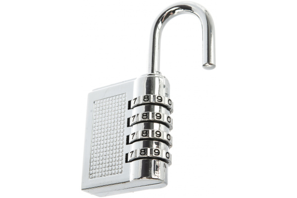 Навесной замок SANTOOL мини, кодовый, 4 диска 080216-004