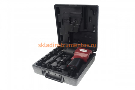 Пневмогайковерт ROCKFORCE с комплектом головок RF-82545K12