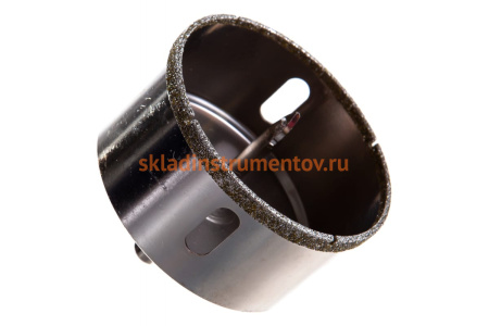 Коронка алмазная по керамике и кафелю с центрирующим сверлом (80 мм) TRIO-DIAMOND 400080