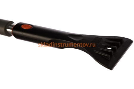 Телескопическая щетка-сметка для снега со скребком и водосгоном, поворотная голова STELS 55299 Телескопическая щетка-сметка для снега со скребком и водосгоном, поворотная голова STELS 55299