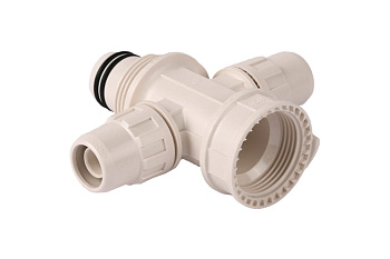 Коллектор сборный крестовой "ШиреФит" (20х16 мм) для трубопровода Зубр 51518-20-16-20