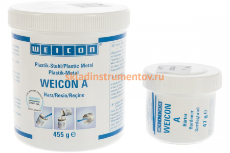 Эпоксидный композит пастообразный, наполненный сталью 0,5 кг WEICON A wcn10000005