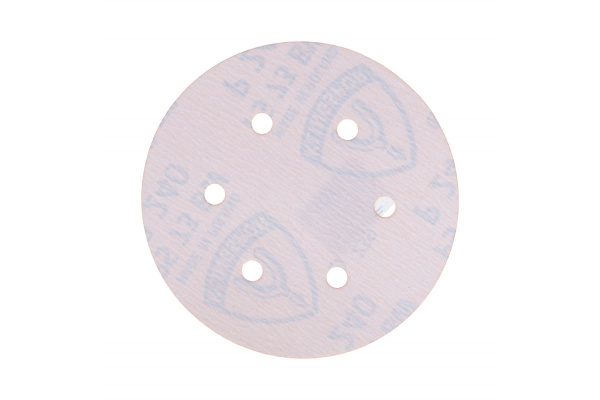 Круг шлифовальный на липучке для обработки красок, лаков и шпаклевок (150 мм; Р240; 6 отверстий) KLINGSPOR 301226