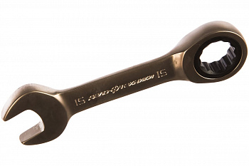 Комбинированный трещоточный короткий ключ 15 мм ДТ 200/5 Дело Техники 515615