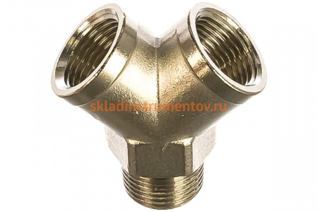 Переходник Y-образный 1260/3 245/3 Y-MFF 3/8" GAV 28174