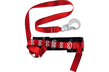 Безлямочный предохранительный пояс Зубр Памир, ленточный строп, 11585