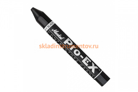 Восковой строительный мелок Markal Pro-EX универсальный, чёрный 80383