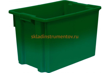 Ящик Тара.ру п/э 600х400х400 сплошной зеленый 06125 Ящик Тара.ру п/э 600х400х400 сплошной зеленый 06125