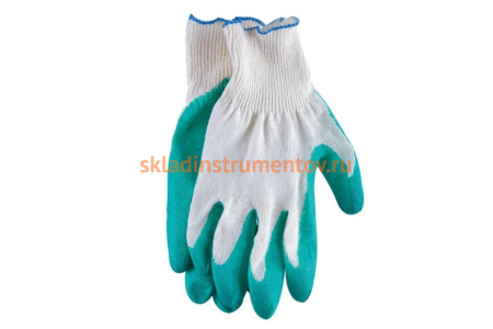 Мужские перчатки х/б с одинарным латексным покрытием Archimedes STABI 91978