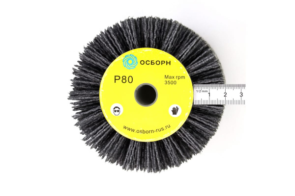 Щетка валик нейлоновая 6-027 (100 мм; P80) для Makita 9741 ОСБОРН PLM.RB10012013P80