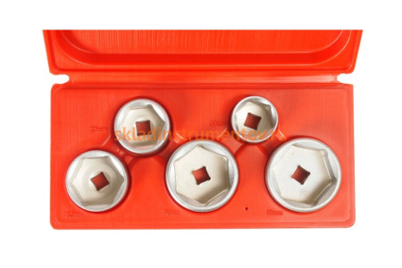 Набор съемников масляного фильтра "чашка" (5 предметов, кейс) JTC 4665