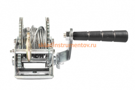 Ручная барабанная лебедка TOR ЛН-1200 (LHW) г/п 0,5 т, длина троса 20 м 113053