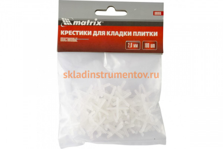 Крестики (100 шт; 2 мм) для кладки плитки MATRIX 88086