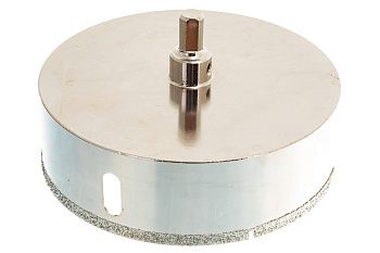 Коронка алмазная с центрирующим сверлом по керамике и кафелю 130 мм TRIO-DIAMOND 400130