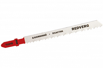 Пилка для лобзика по алюминию T127D быстрый рез, HSS 2 шт. REDVERG 6623555